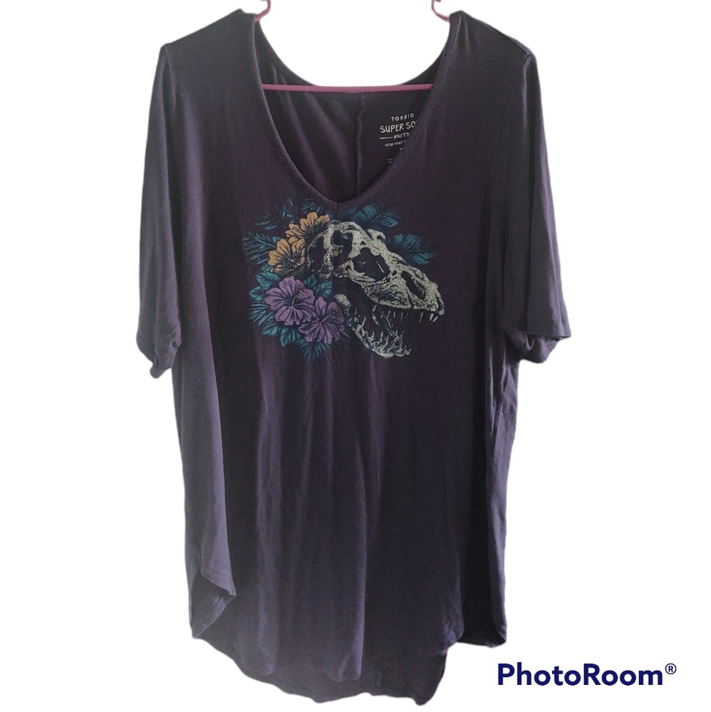 Torrid Dino Tunic Blouse